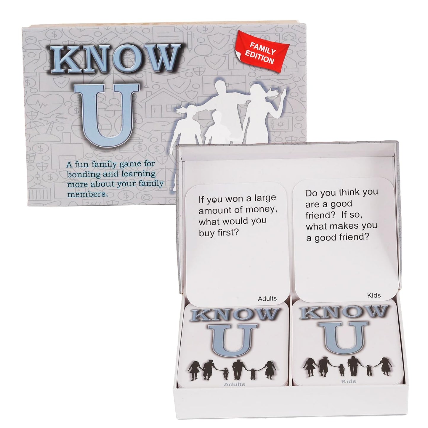 Fun Game to Really Get to Know Your Family 140 Thought Provoking Questions and Prompts Great for Family Game Night or Road Trip Deep Conversation Cards