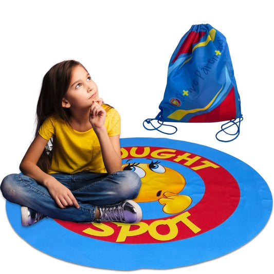 Portable Parenting Time Out Mat Enhances Discipline & Fosters Positive Behavior; Discipline Tool; Alternative to Time Out Chair for Toddlers; For Calm Down Corner; 24 inch Floor Seating for Classroom