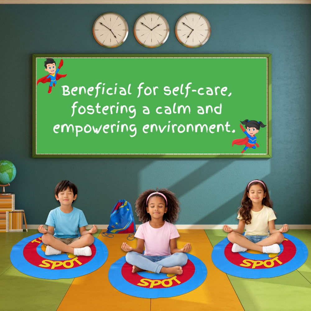 Portable Parenting time Out mat enhances Discipline and Fosters Positive Behavior Alternative to time Out Chair for Toddlers Calm Down Corner 24 inch Floor Seating for Classroom Mat and Stickers